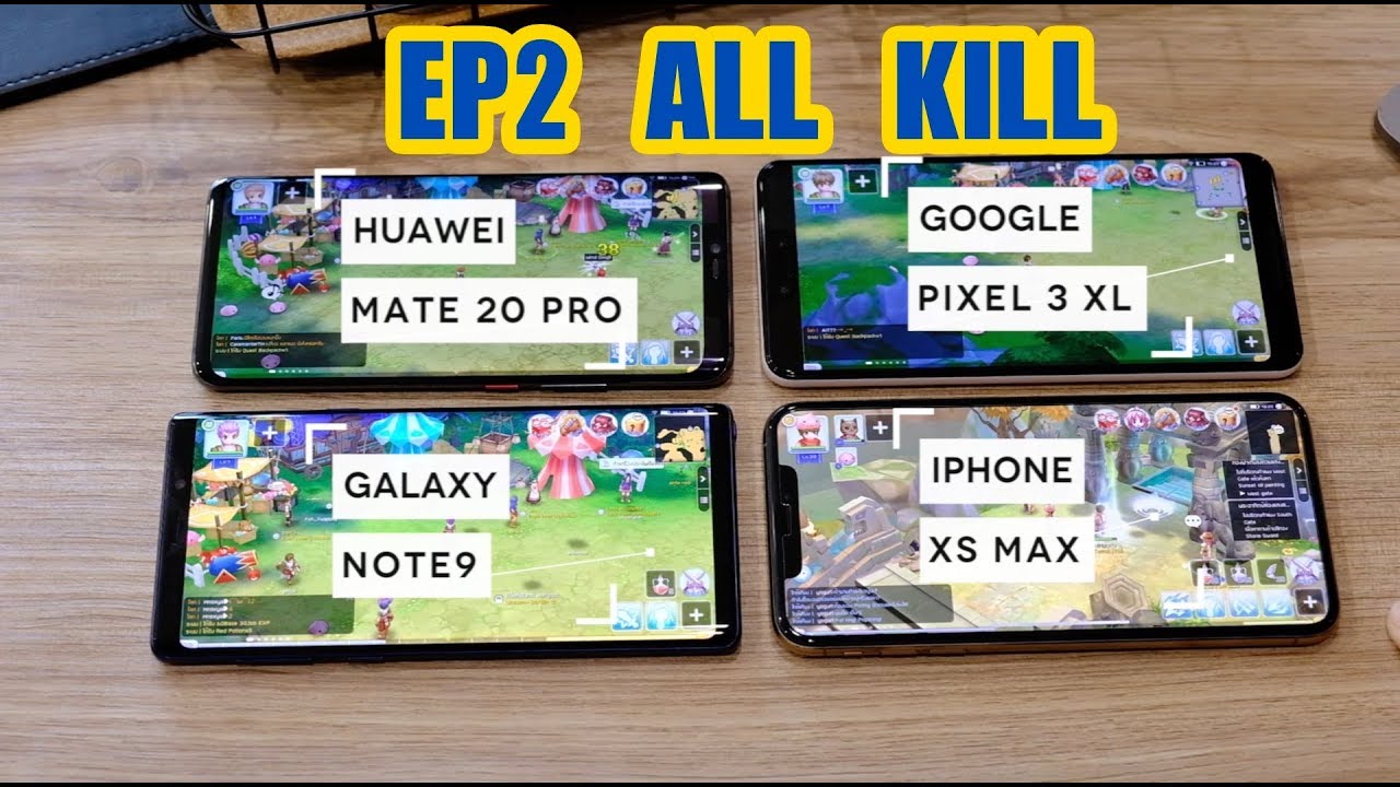 รีวิว iPhone XS Max vs Pixel 3XL vs Mate 20 Pro vs Note 9 | EP 2 | อยากได้ก็ซื้อ