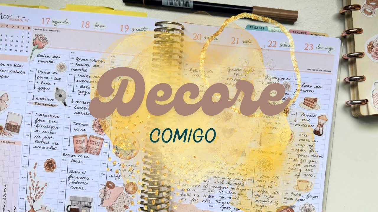 Decore comigo | Planner @PaperviewPapelariaConceito 