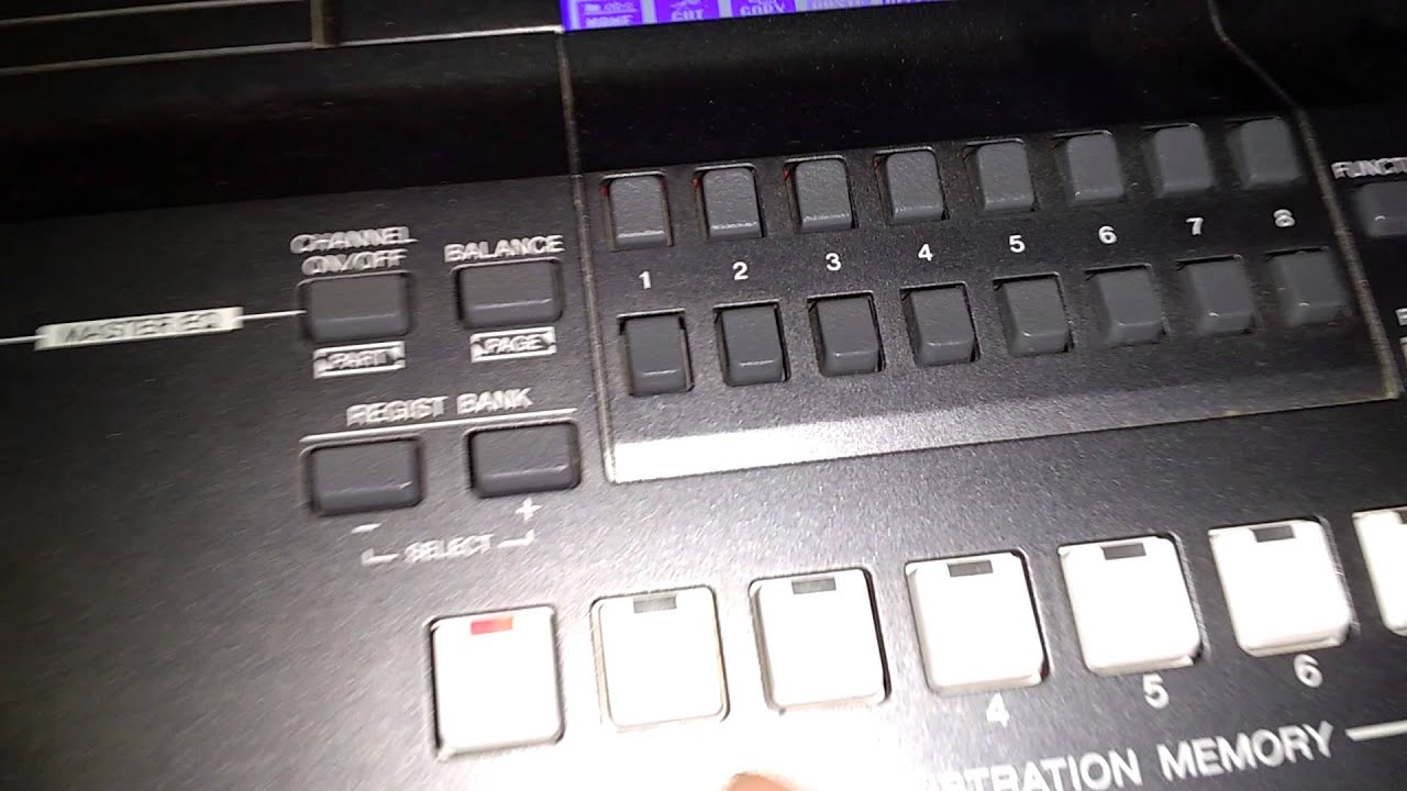 Criar novos Bancos de Timbres no Yamaha s670