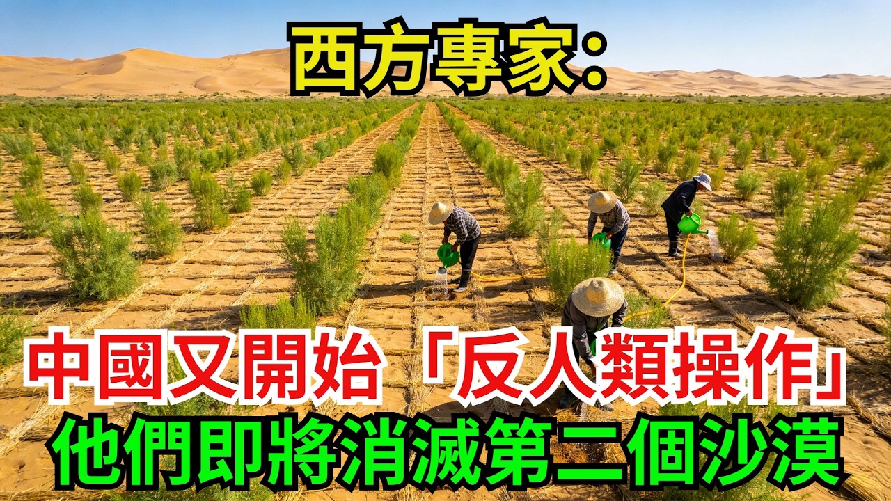 西方專家：中國又開始「反人類操作」，他們即將消滅第二個沙漠#大國重器 #中國製造 #大國工匠 #強國工匠 #超級工程 #科普頻道 #科普知識#沙漠