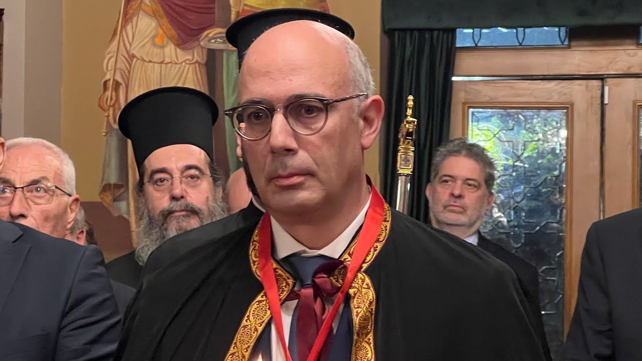 Xειροθεσία σε Άρχοντα Οφφικιάλιο της Μ.τ.Χ.Ε. Dr. Γεωργίου Σωτηροπούλου 10-1-2026