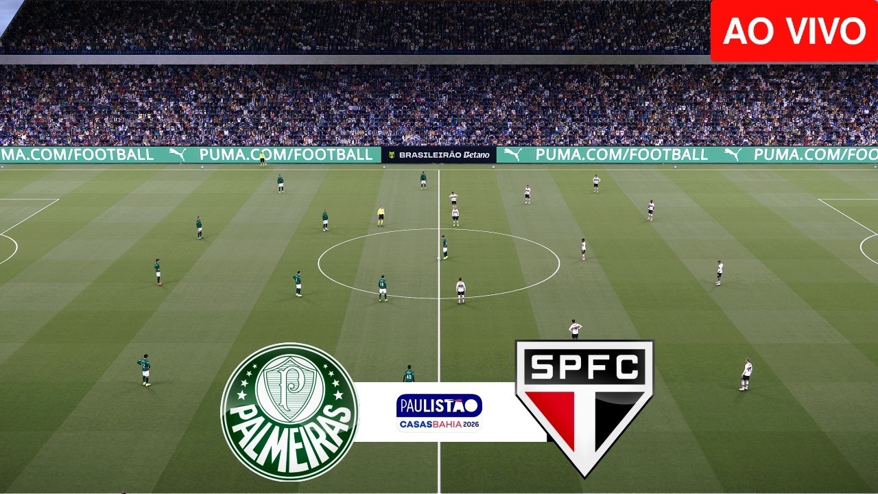 PALMEIRAS X SÃO PAULO AO VIVO E COM IMAGENS | PAULISTÃO 2026 | ASSISTA AGORA