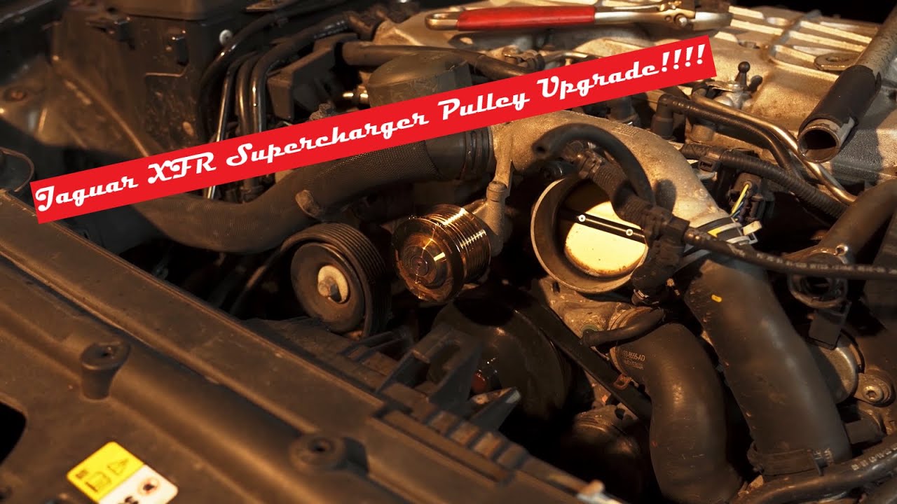 Jaguar XFR Supercharger Pulley Upgrade DIY!! - Time For More Power!!