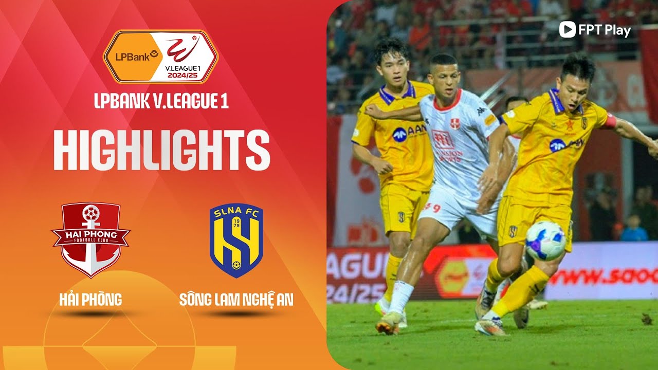 HIGHLIGHTS: HẢI PHÒNG - SLNA | NỖ LỰC XUYÊN THỦNG BẤT THÀNH, CỘT DỌC XÀ NGANG TỪ CHỐI BÀN THẮNG