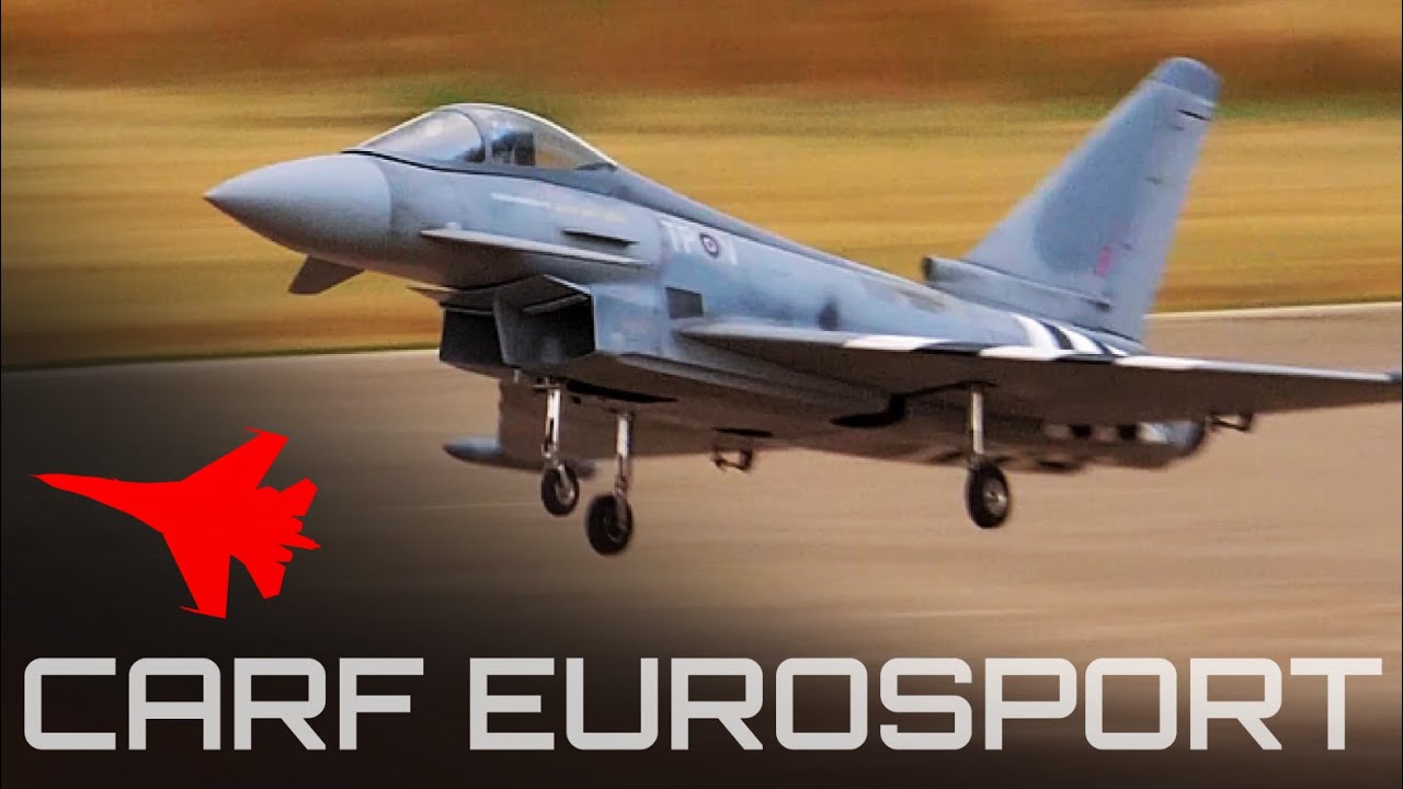 Flying The CARF EUROSPORT With Intense Clouds! ✈️ Loud RC Turbine Fun!