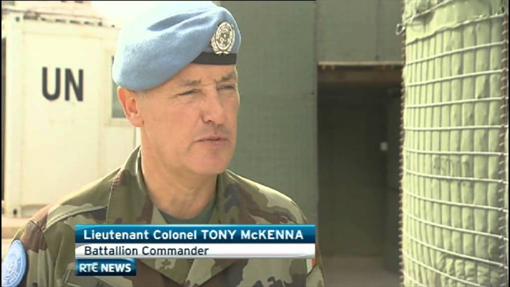 Irish troops serving in Lebanon