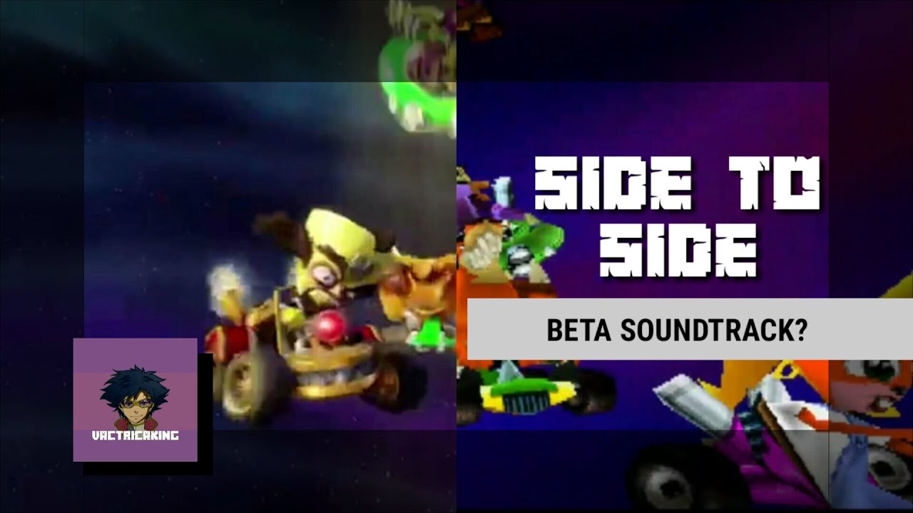Side to Side - Unknown karts?, CTR Beta content in Nitro-Fueled?