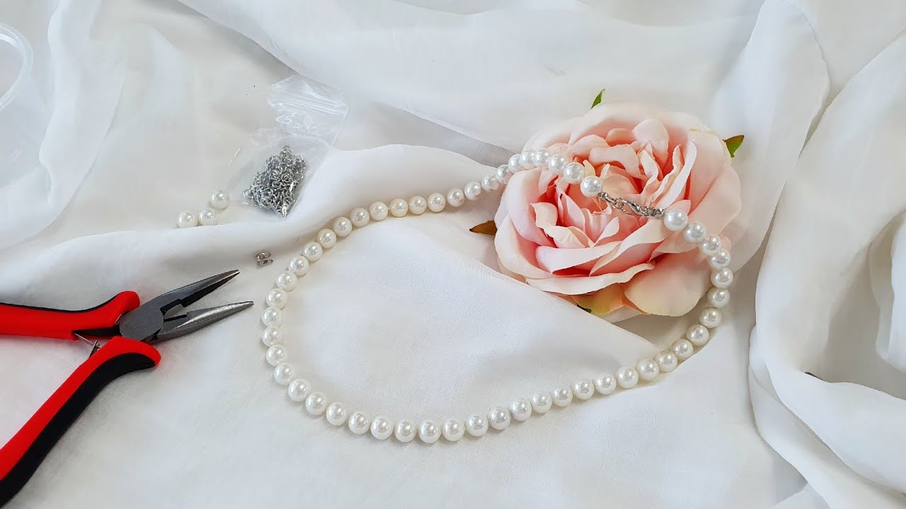 how to make a pearl necklace ?
