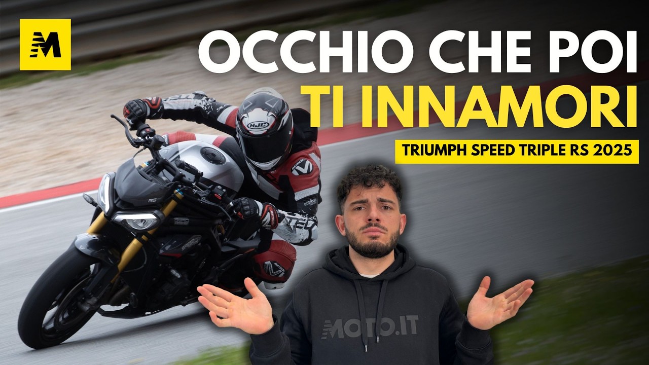 Triumph SPEED TRIPLE 1200 RS 2025 || La HOOLIGAN definitiva? La prova