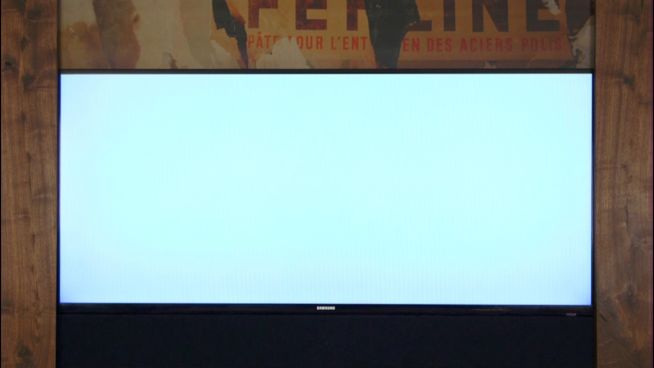 Hide Your TV with Art: The Media D&eacute;cor Illusion Moving Art Screen