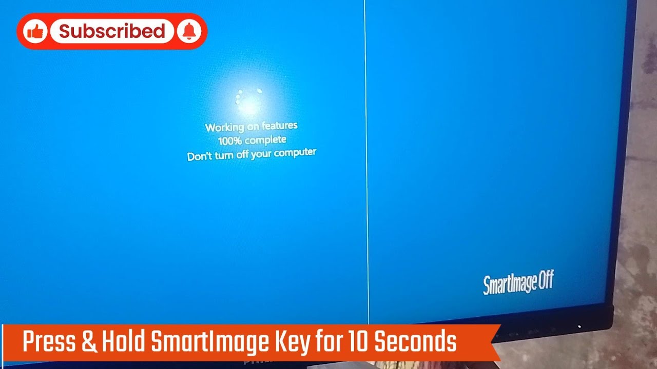 Press Smartimage Key for 8 Seconds to Exit Demo!!!!!