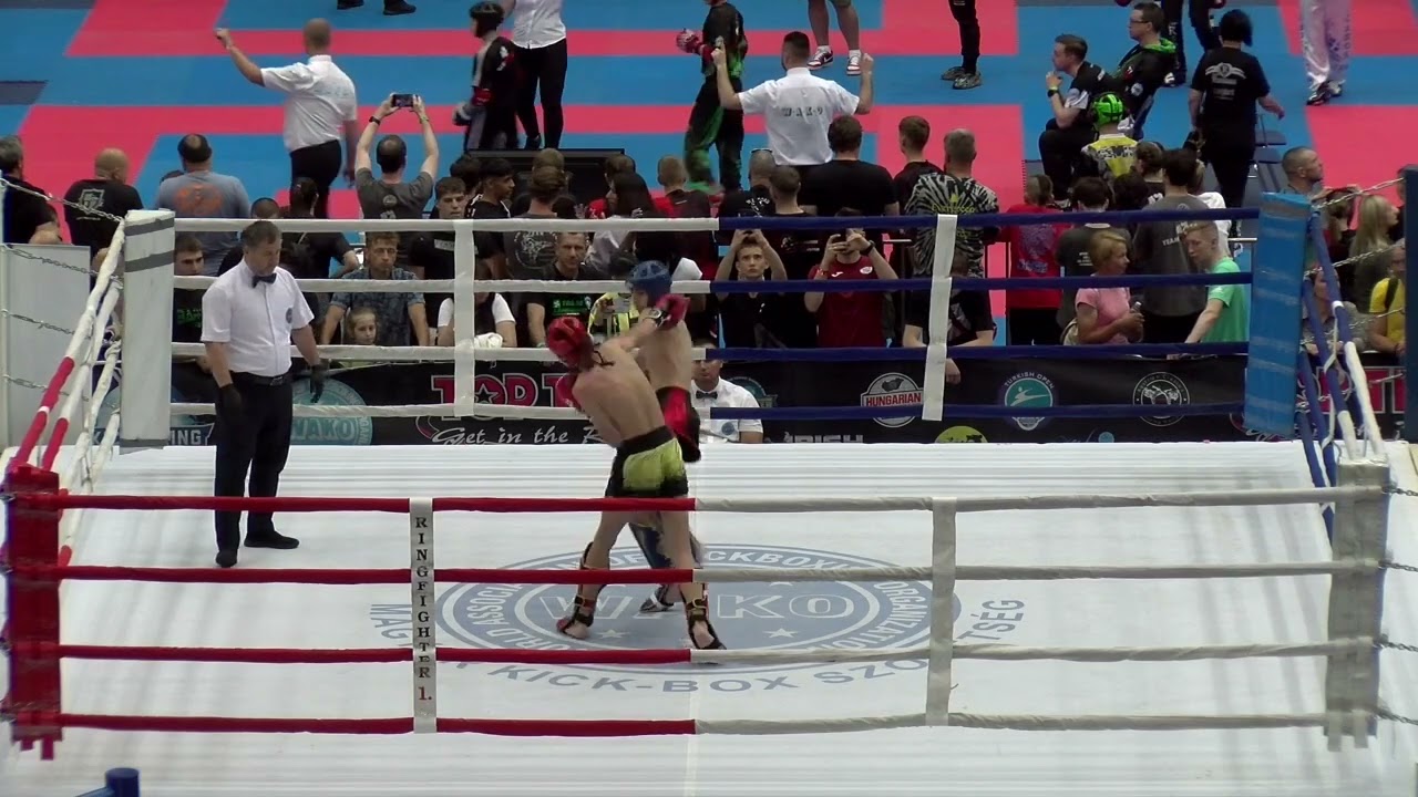 IBRAHIMOV VYACHESLAV UKR v JANKOVSKIS MARATS LAT Hungarian Kickboxing World Cup 2023