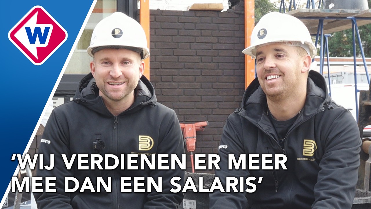 Deze metselaars filmen hun werk en hebben een baan als influencer