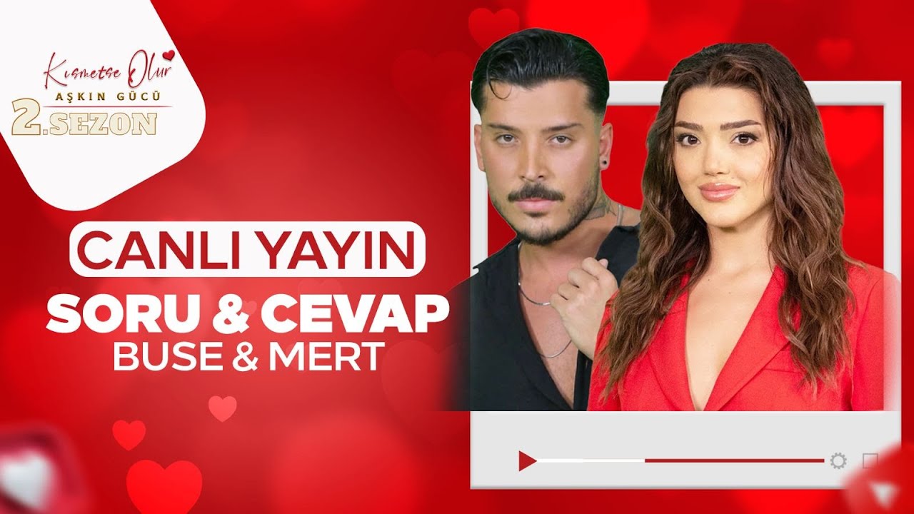 Canlı Yayın Buse ve Mert Sorularınızı Cevaplıyor | Kısmetse Olur: Aşkın Gücü