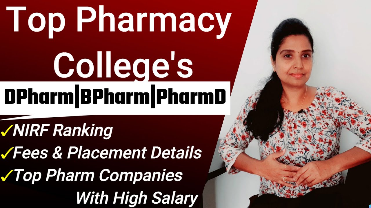 Top Pharmacy Colleges|Best BPharm Colleges|Top PharmD Colleges|Top Pharma Companies With High Salary