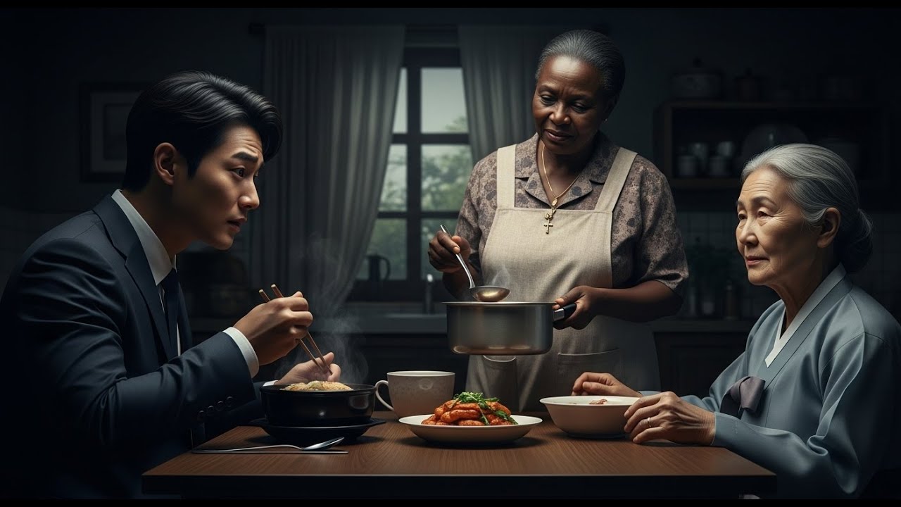Korean Mafia Boss claims his mom black maid, after he ate the food she cooked - But the unexpected