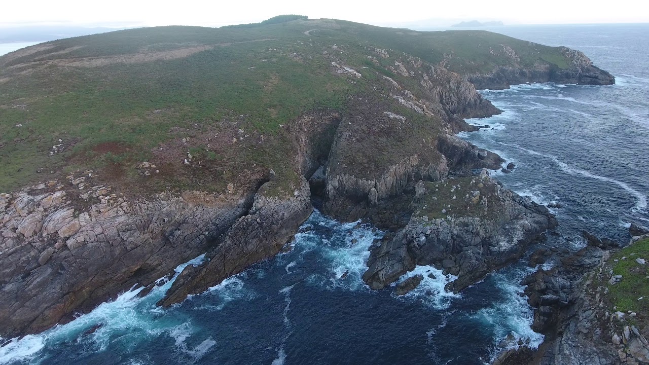 Illa de Ons. Vista de pájaro