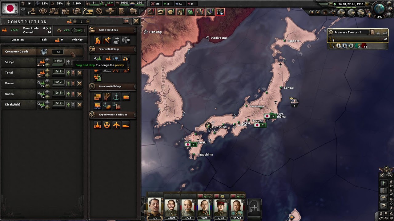 Распространяя волю императора | Hearts of Iron 4 Japan