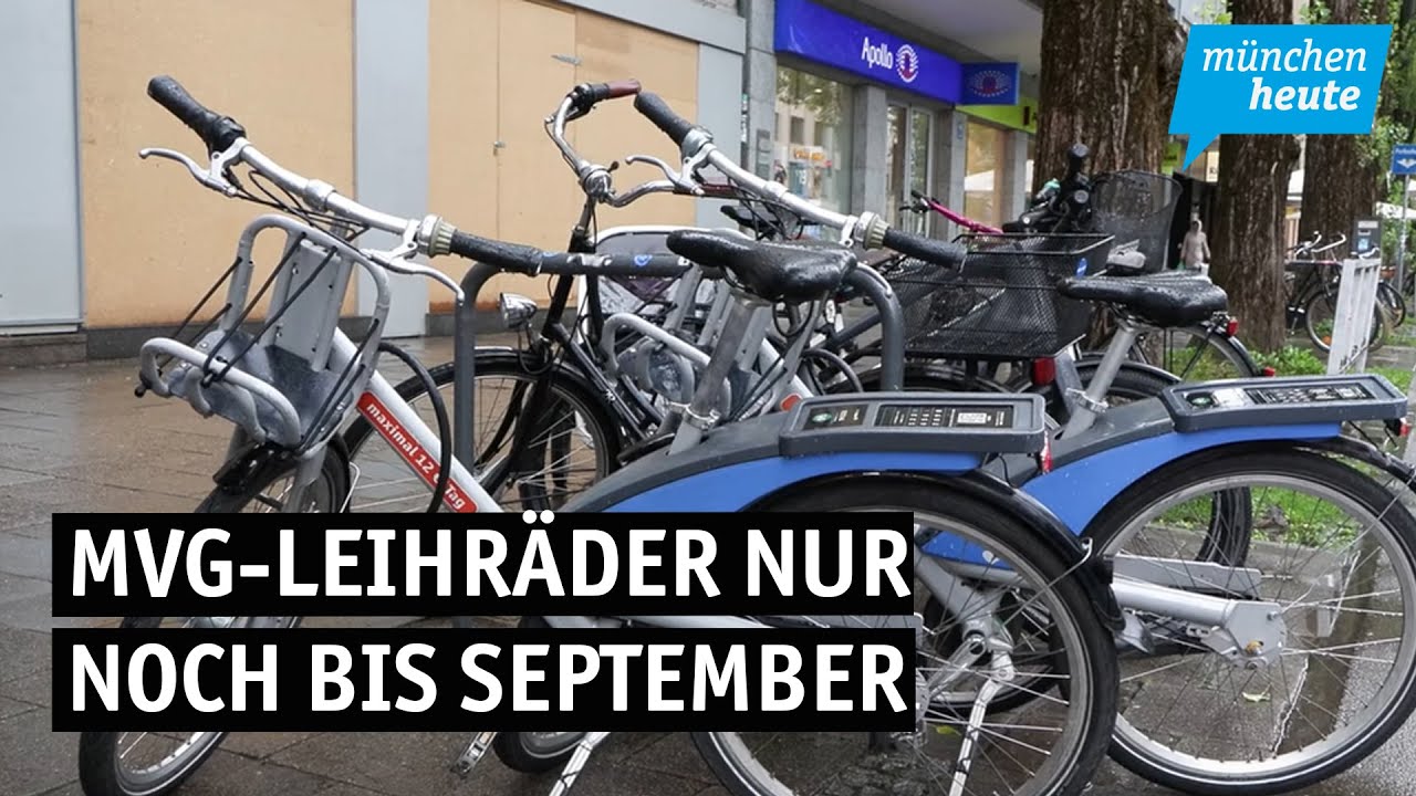 Betrieb der MVG-Leihräder in Stadt und Landkreis nur noch bis September