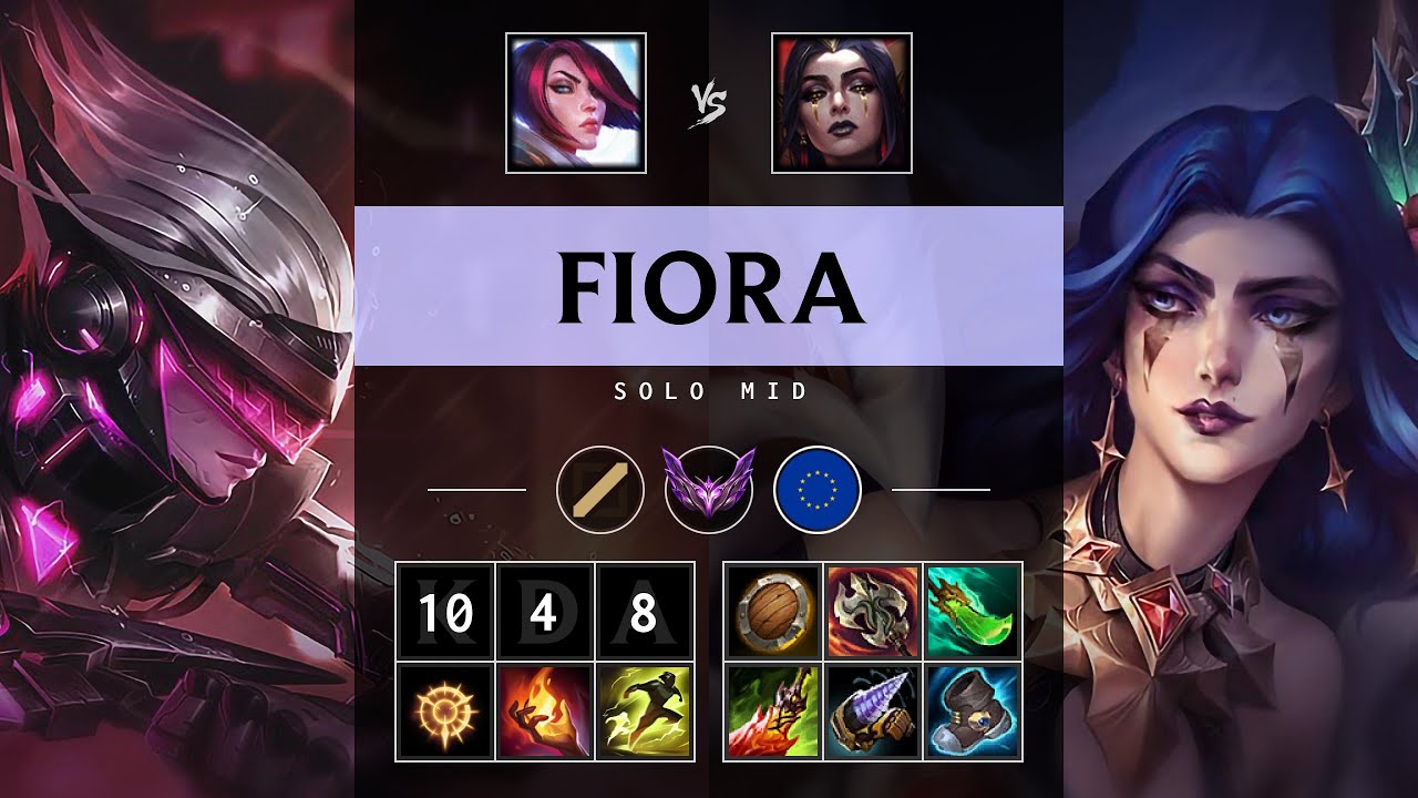 Fiora Mid vs LeBlanc - EUW Master Patch 25.18
