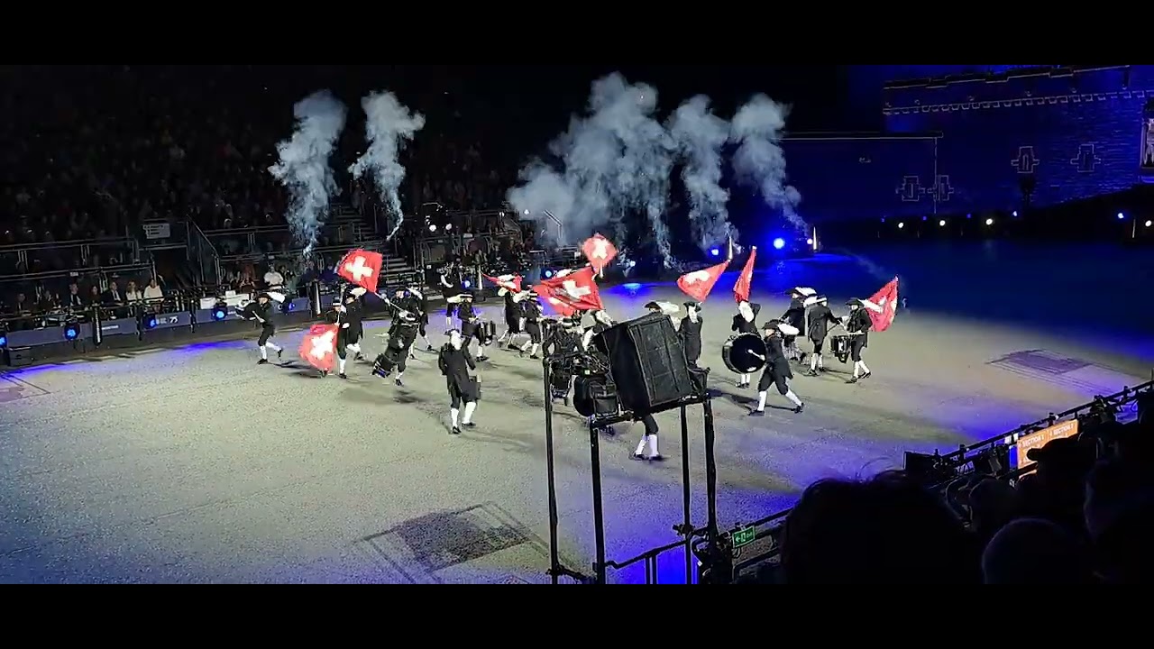 Edinburgh militairy tattoo 2025. Top secret drum corp