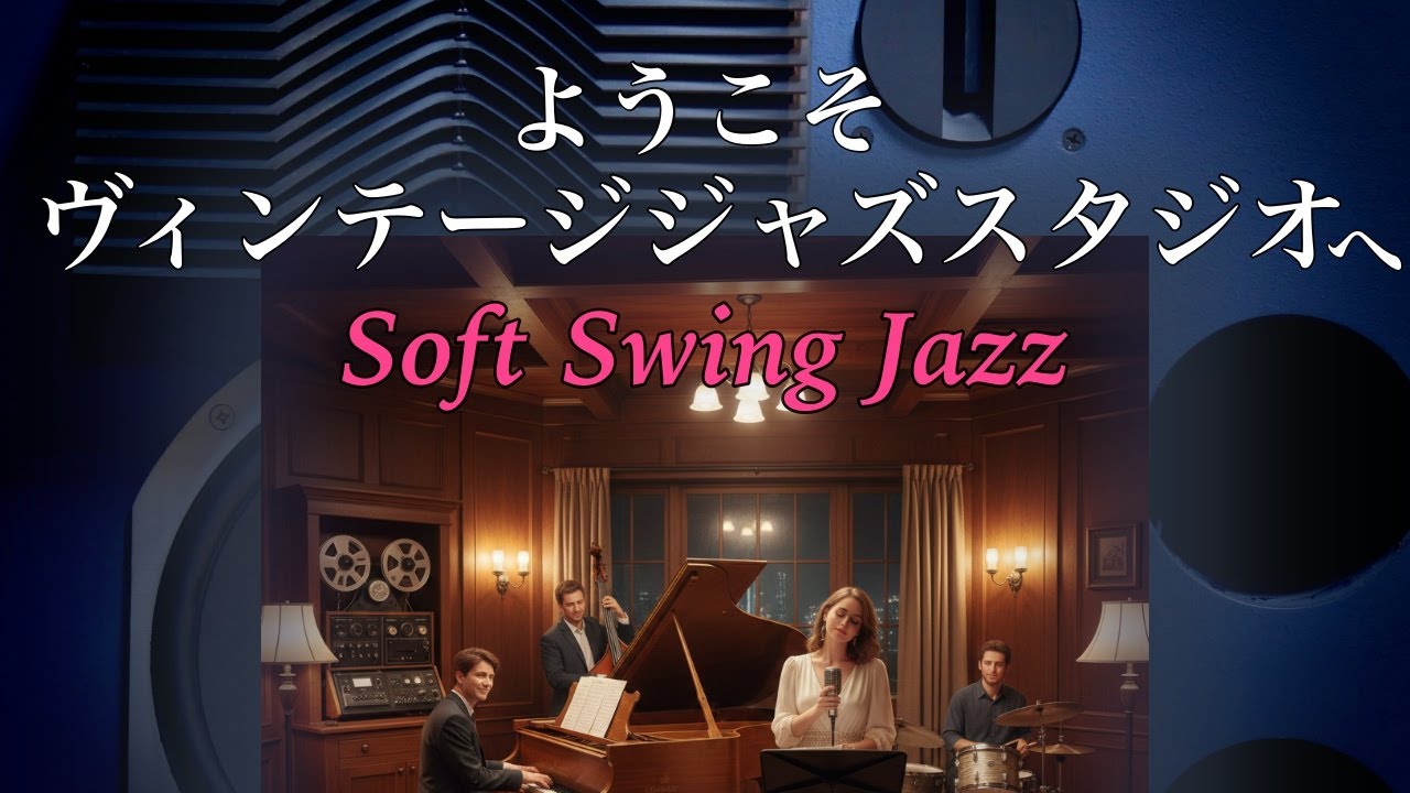 あなたのお部屋がヴィンテージジャズスタジオに【Soft Swing Jazz】