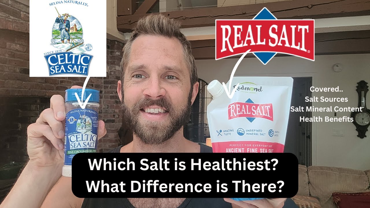 Celtic Salt vs. Real Salt - Which is Healthiest? What's The Difference? Mineral  Breakdown!