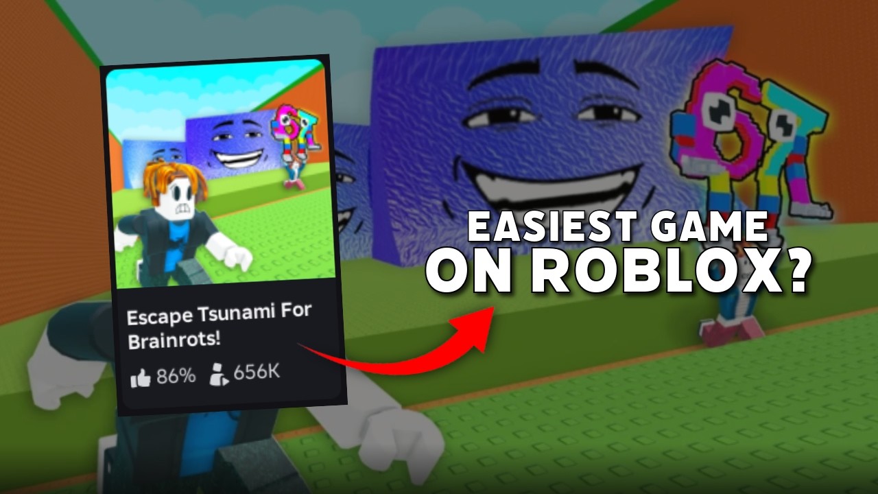 Easiest Game On Roblox? Escape Tsunami For Brainrots