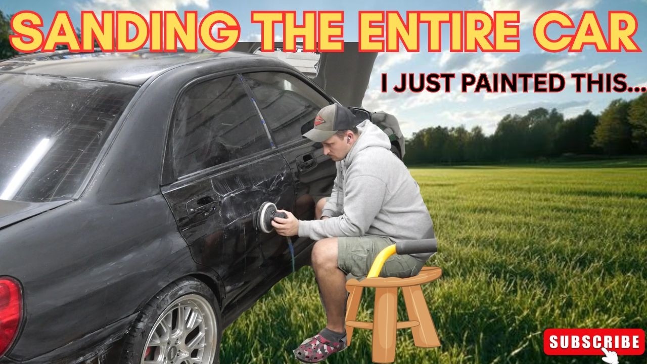 Removing Orange Peel After Painting: Full Wet Sand and Polish