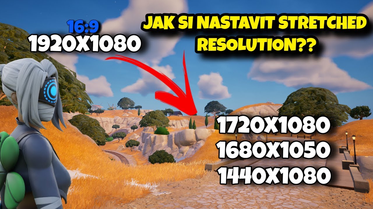 JAK SI NASTAVIT *VLASTNÍ* ROZLIŠENÍ ve FORTNITE? | PAJKUCOVY RADY #2