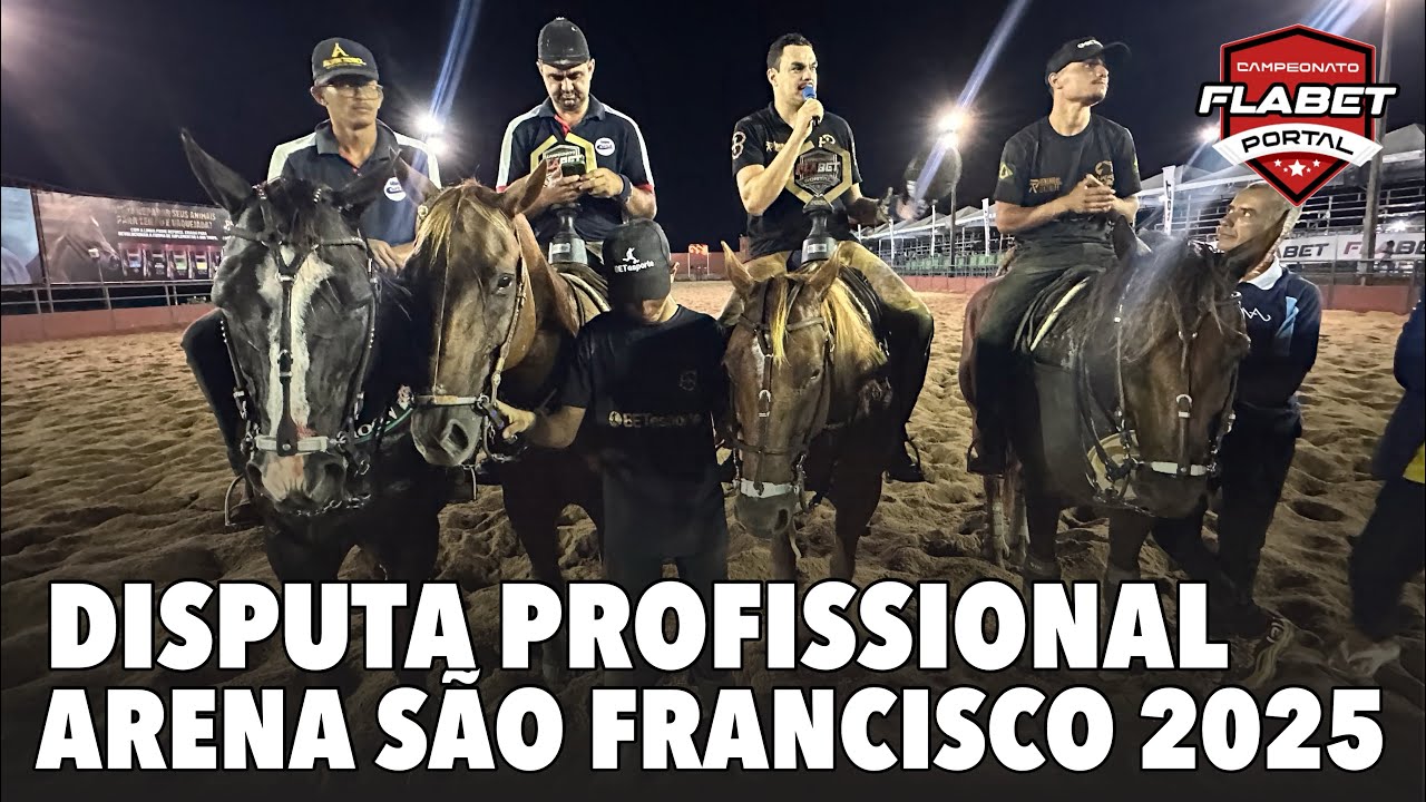 VAQUEJADA AO VIVO | DISPUTA PROFISSIONAL | VAQUEJADA ARENA SÃO FRANCISCO  2025