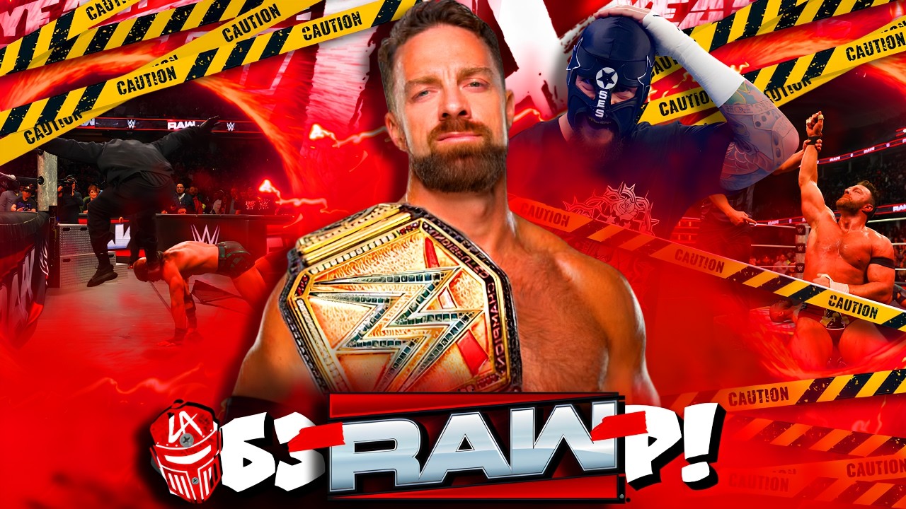 ⚡Чел в МАСКЕ ПриведЁ!т НАЙТА к ТИТУЛУ WWE?! Обзор RAW 09 02 2026!
