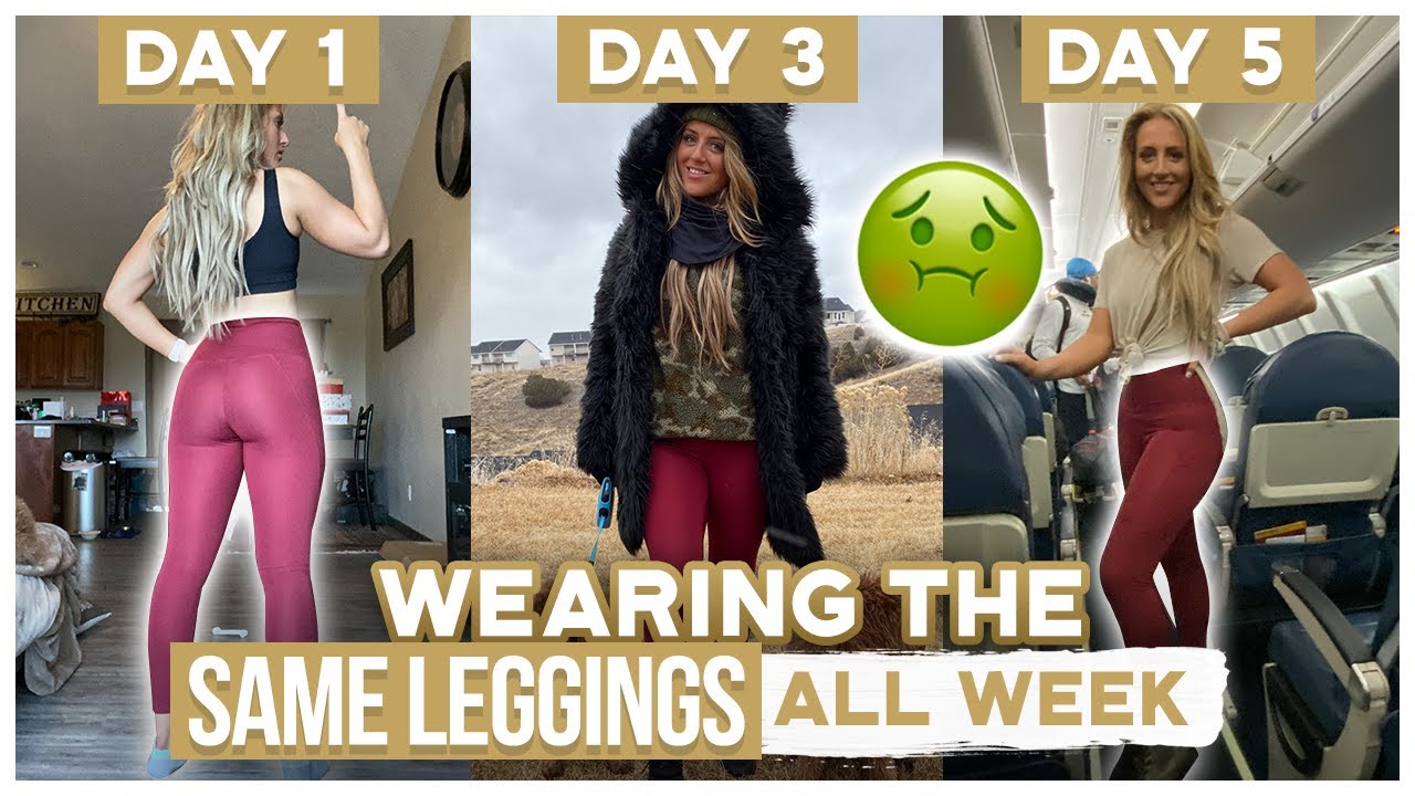 STINK PROOF Workout Leggings you DON'T have to Wash?! Testing the Sweatflow Leggings for a WEEK