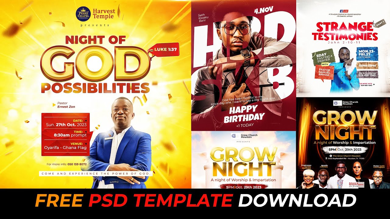 PSD FILE Free Download 2023 | 100% Editable