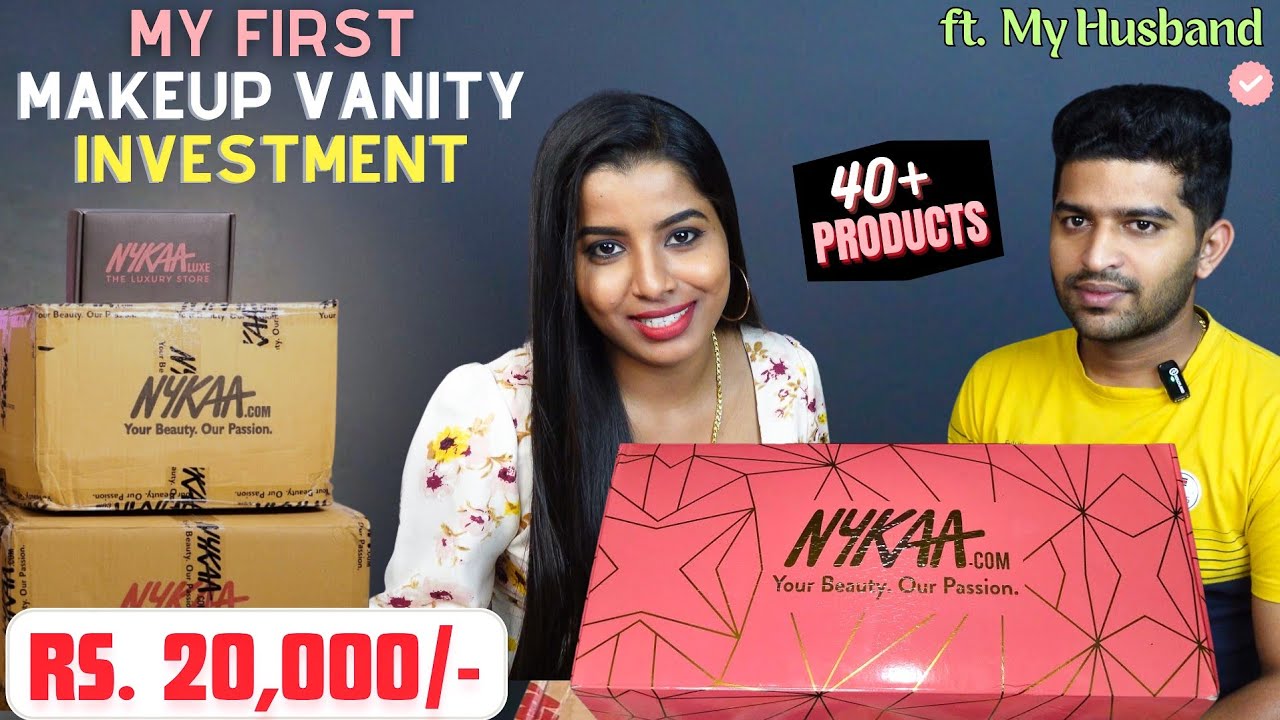 Nykaa Pink Friday Sale Makeup Haul | My first Professional Makeup Vanity Investment | Ashifa ASMR