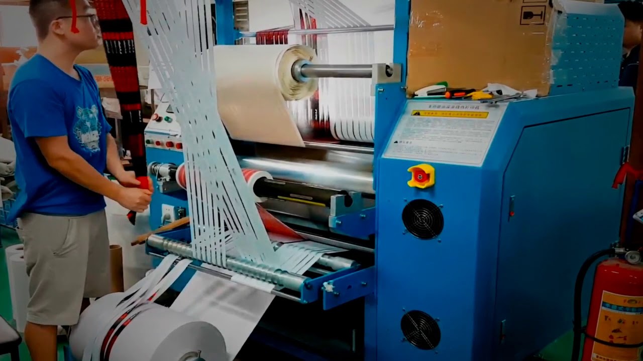visita a maquina para estampadora de  fabrica de lanyard