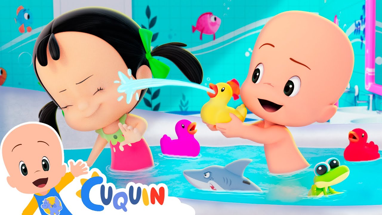 Bath time song | Cleo & Cuquin episodes and nursery rhymes