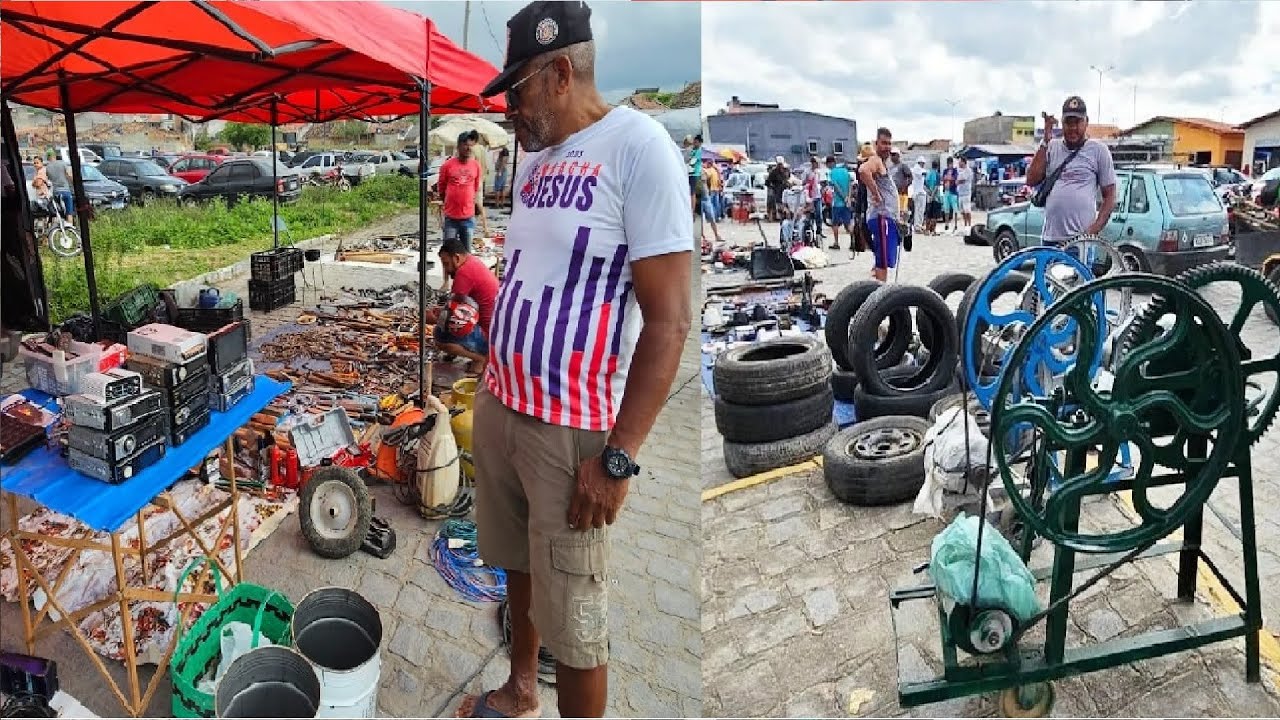 A MAIOR FEIRA DO ROLO NO NORDESTE BRASILEIRO TEM RELÍQUEAS INCRÍVEIS