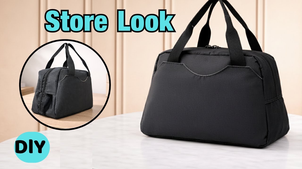 Pinterest Style mini Tote Bag Sewing at Home ✂️