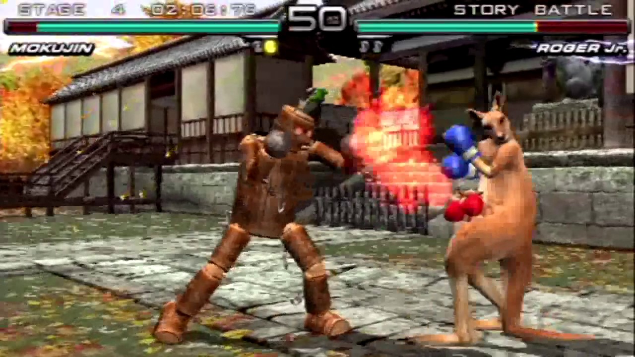 Tekken: Dark Resurrection (PSP) Story Battle as Mokujin