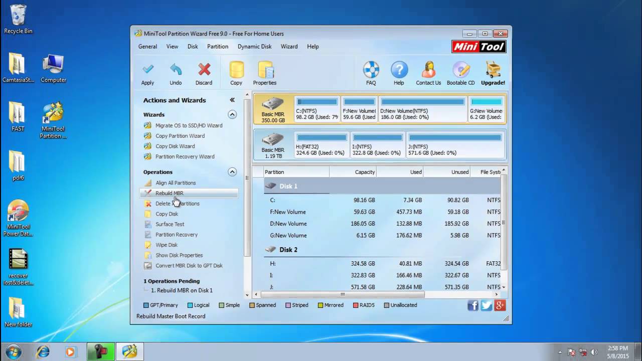 How to Rebuild MBR Windows 7/8/10