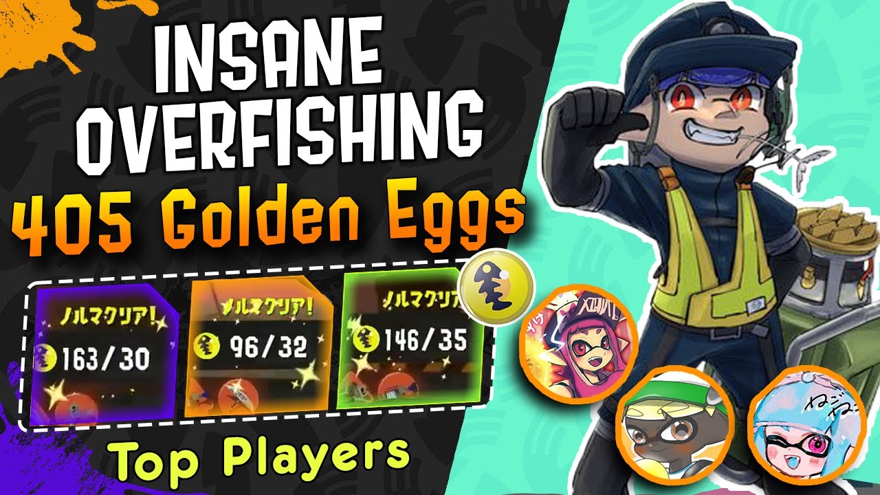 Incredible Overfishing │ 405 Eggs │ Eggstra Work Talk - Splatoon 3 Salmon Run