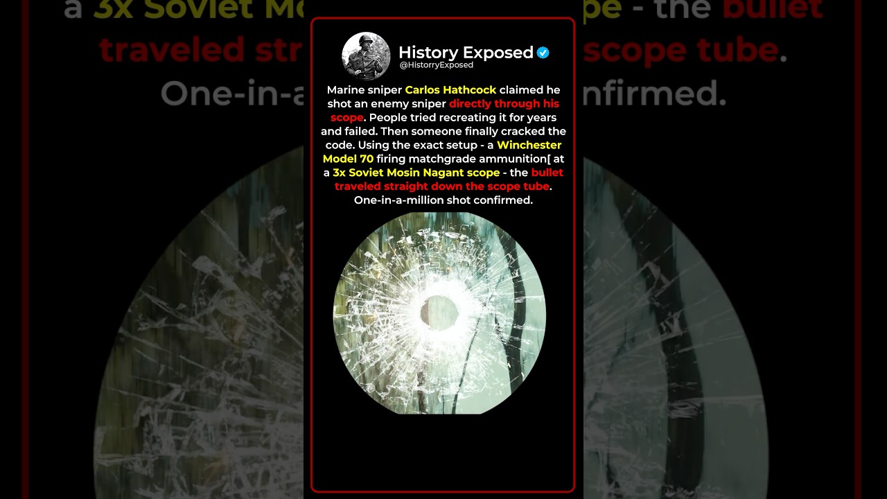 When Marine Sniper Carlos Hathcock Shot Through Enemy's Scope 🎯🔫