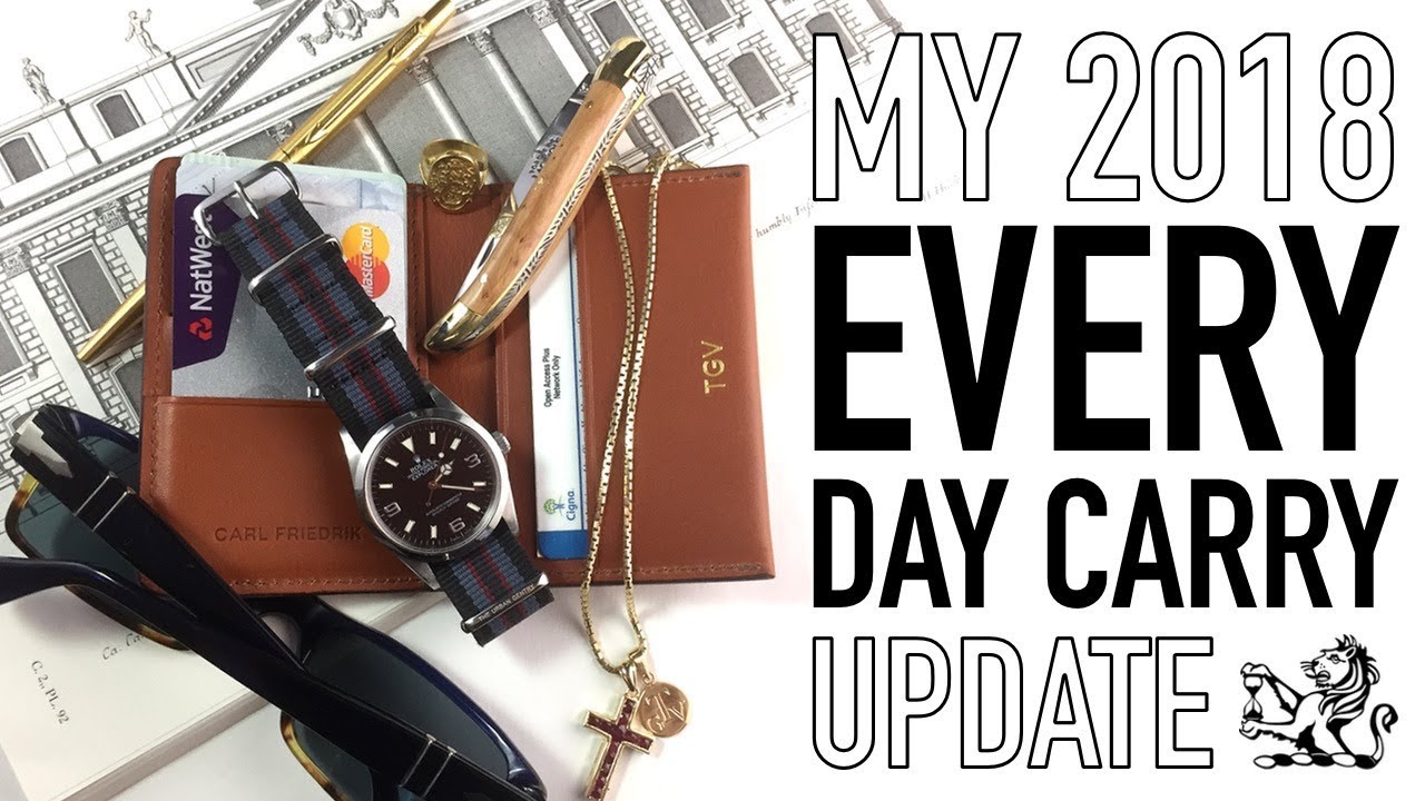 My Upgraded 2018 EDC - The Best Wallet & Perfect Gentlemen's Luxury Pocket Knife + A Favourite Rolex