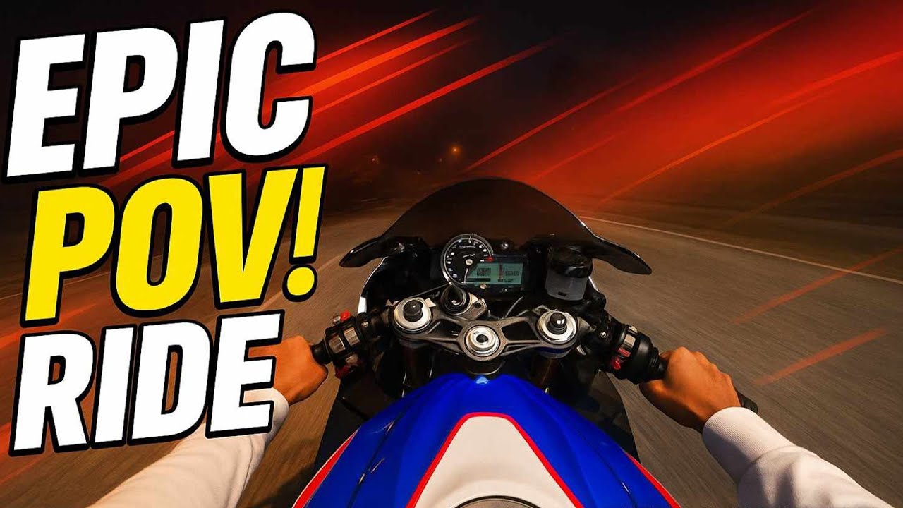 🏍️ BMW S1000 RR POV Ride at Night | Pure Speed & Adrenaline! 🌌🔥