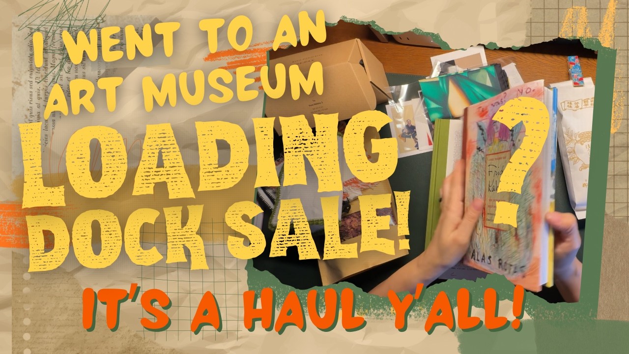 Loading dock sale at an ART MUSEUM? Surprising finds!