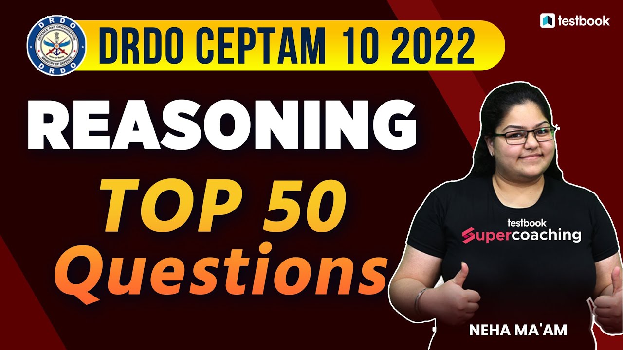 Reasoning Marathon Classes for DRDO CEPTAM 10 2022 | Reasoning for DRDO STA B 2022 | Neha Ma'am