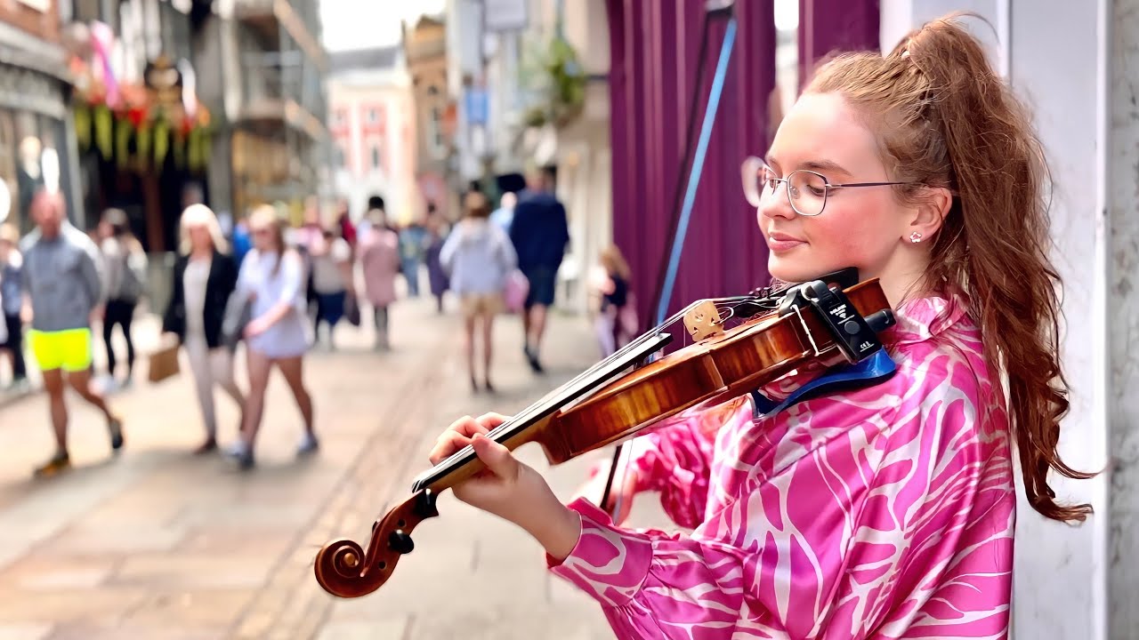 Barbie Girl - Aqua | Violin Cover by Holly May (Street Performance)