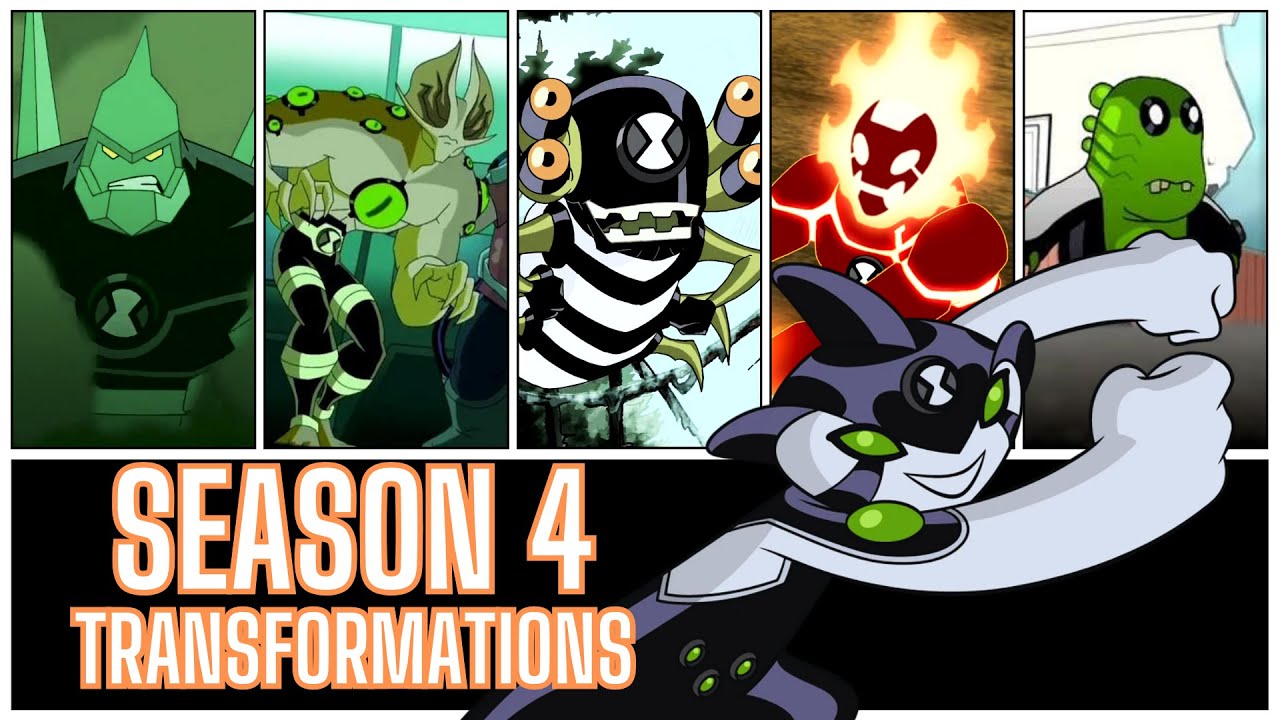 EVERY TRANSFORMATION from SEASON 4 | Ben 10 Classic