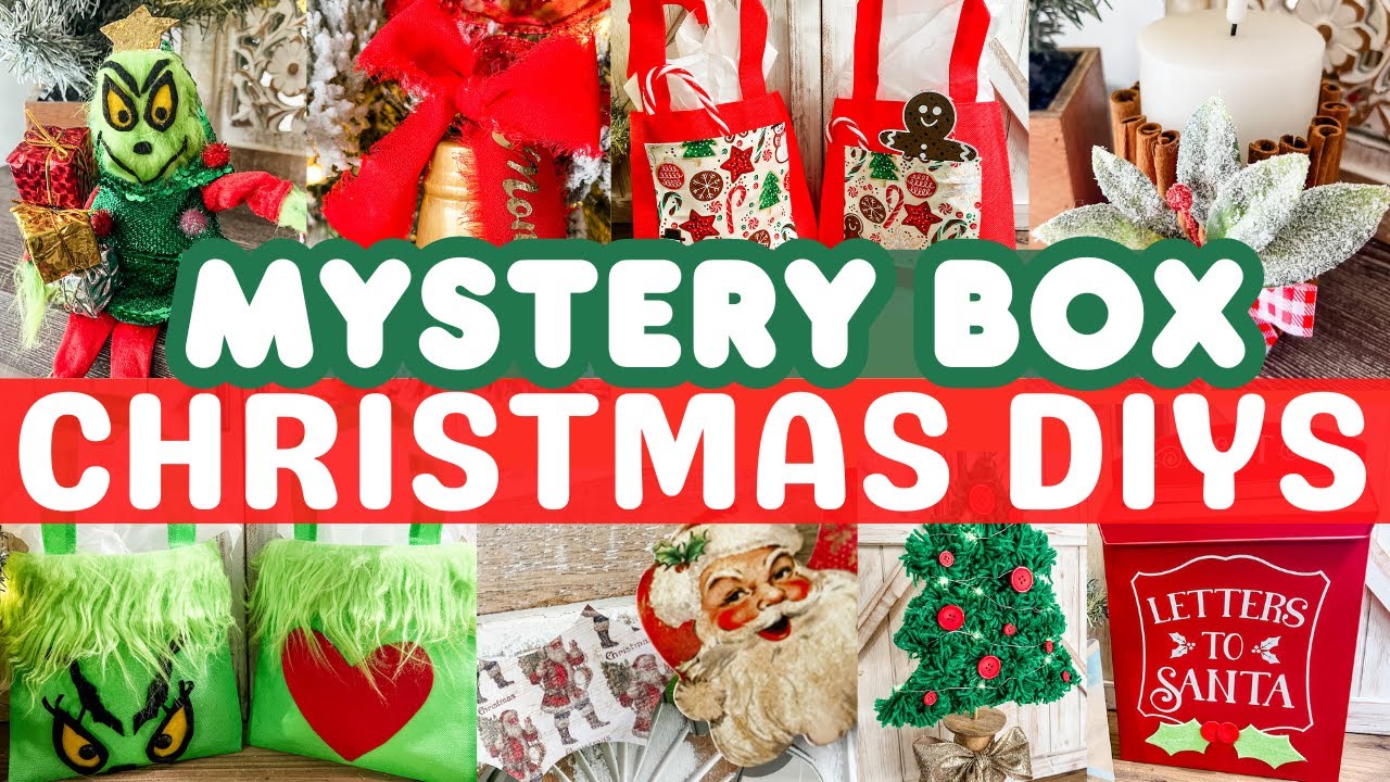 🎄PREPARE yourself for some FUN CHRISTMAS DIYS from the CRAZIEST MYSTERY BOX CHALLENGE yet!